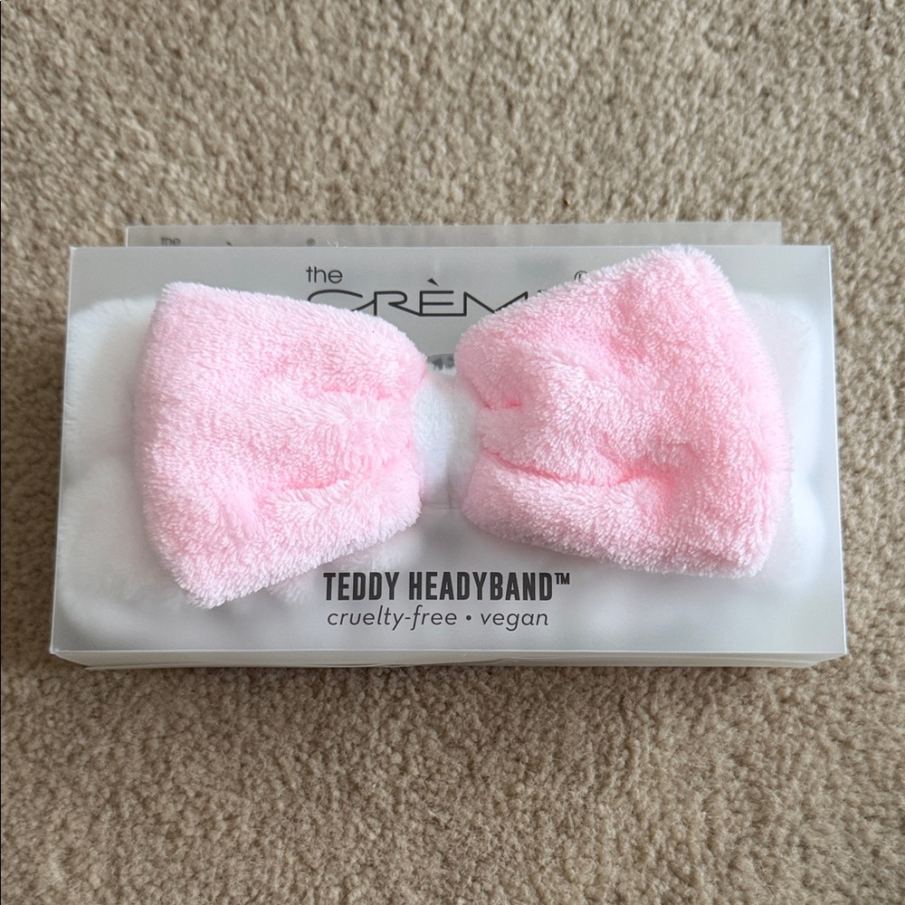 Creme Shop Pink Teddy Headband